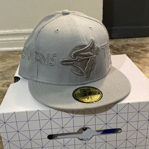 Grey Blue Jays fitted 7 3/8